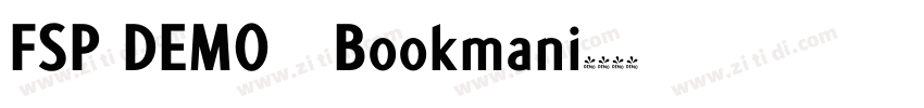 FSP DEMO   Bookmani字体转换